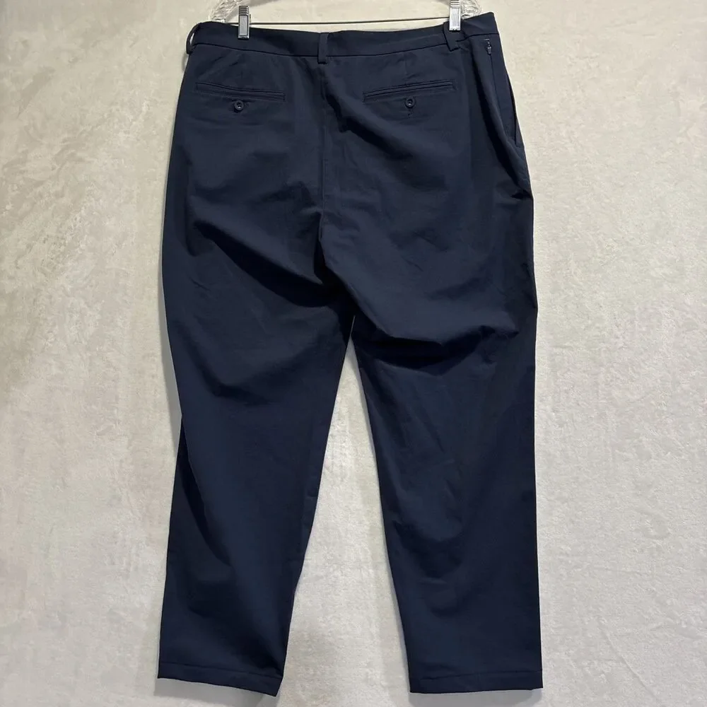 Vineyard Vines On The Go Pants Men's 36x30 Navy Blue Performance OTG Stretch